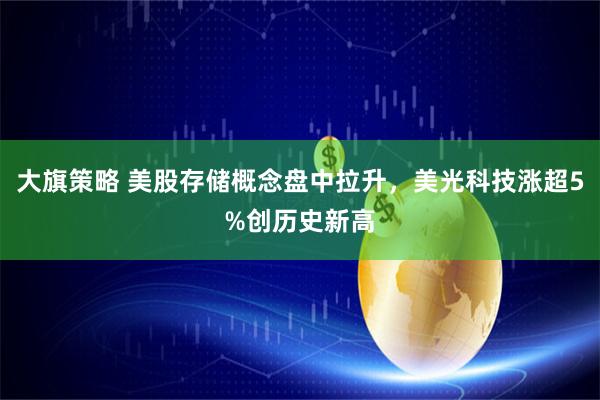 大旗策略 美股存储概念盘中拉升，美光科技涨超5%创历史新高